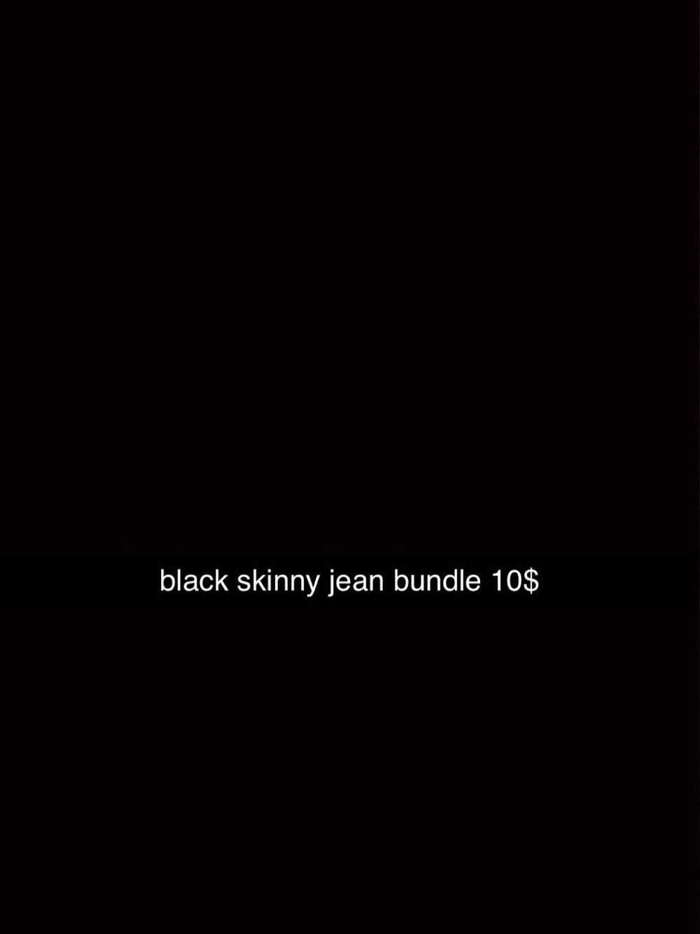 Black Scene Skinny Jeans Bundle